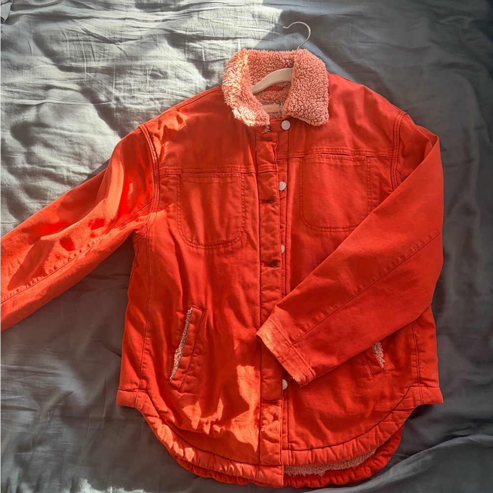 Pilcro Coral Sherpa Jacket